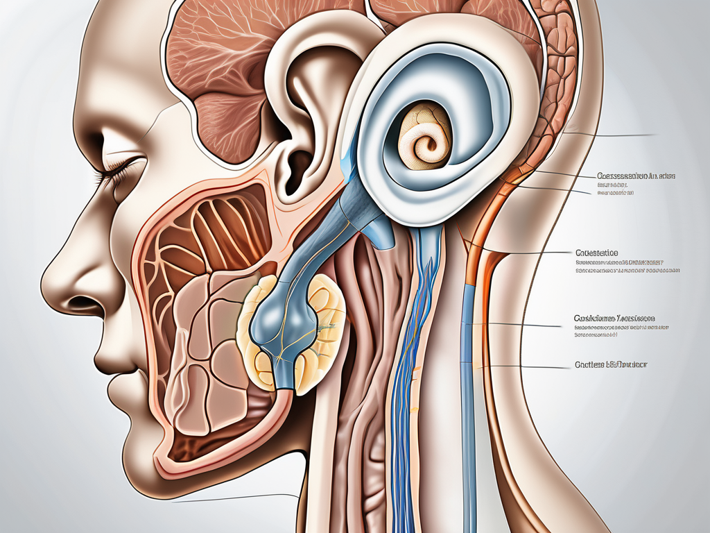 where does the vestibulocochlear nerve terminate