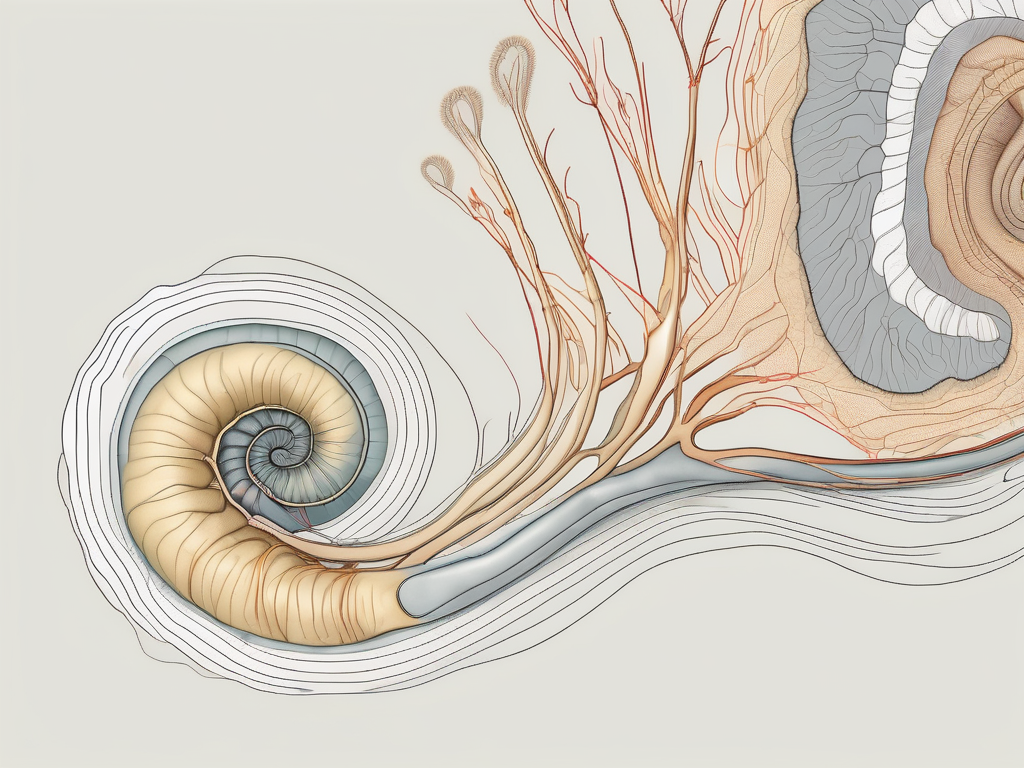 what is the cochlear branch of the vestibulocochlear nerve made up of