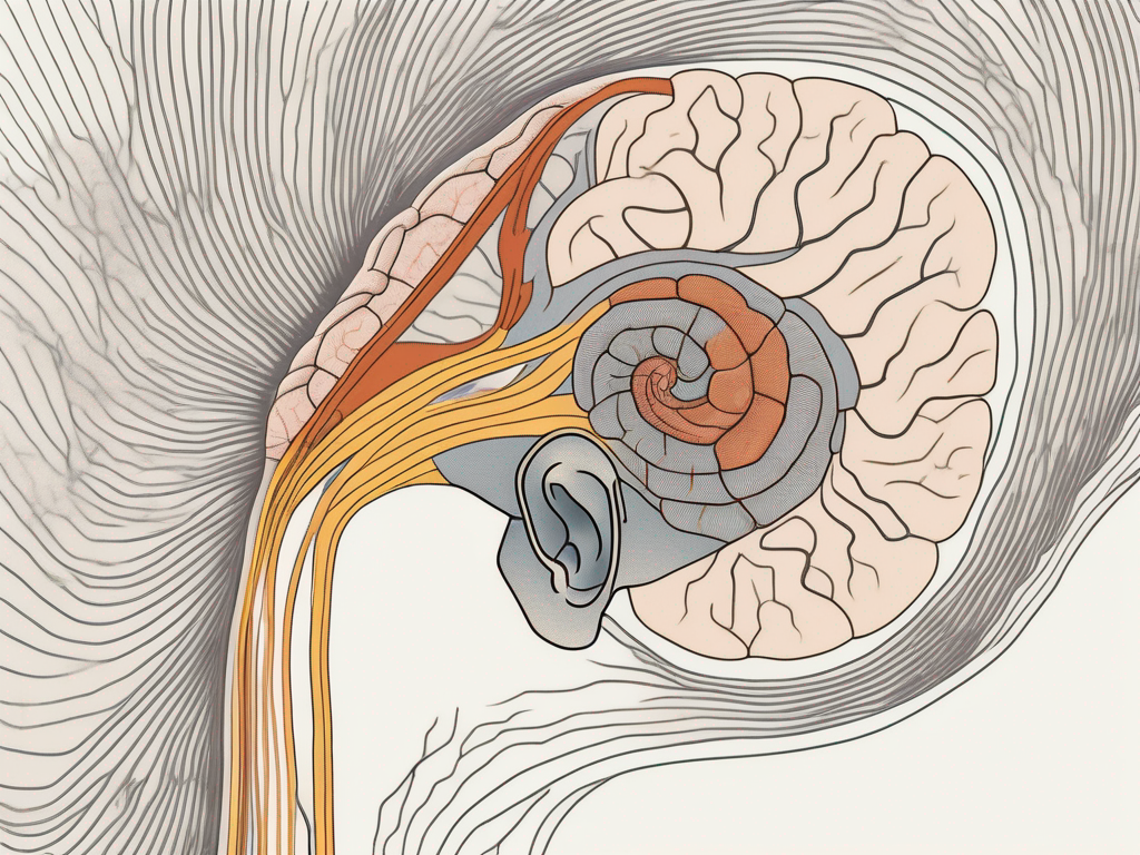 where does the vestibulocochlear nerve innervate