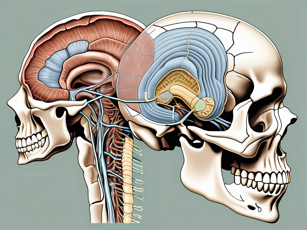 where does the vestibulocochlear nerve pass through the cranium?